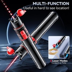VFL Fiber Optic Tester Kit, FC to LC, 30-100km Visual Fault Locator