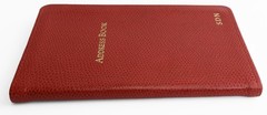 Vintage 1990s Tiffany And Company Address Book Red Leather Cover