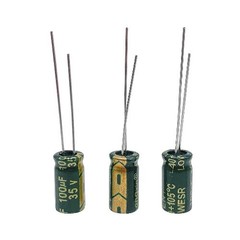 20pcs 35V 100UF Capacitor 6X12MM(0.24×0.47in) High Frequency Aluminum