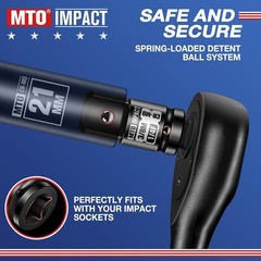 MTO 4-Piece 1/4″ Female to 3/8″ Male Impact Socket Adapter Set, BRAND NEW