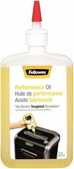 Fellowes Powershred Performance Shredder Oil, 12 oz. Extended Nozzle Bottle
