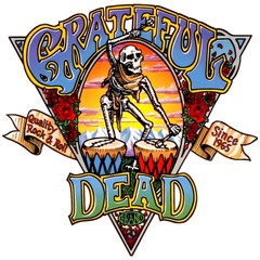 Sublimation Dead Grateful Skeleton Rock Roll Ready To Press Heat Transfer