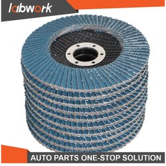 Labwork Premium Zirconia Flap Disc Sanding Grinding 100 Pcs 4.5”x7/8” 80 Grit