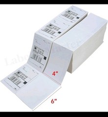 6×4 Fanfold Direct Thermal Shipping Labels Printer No Perf Amazon 1000 Ct