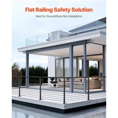 Cable Railing Post 42x2x2 In Horizontal-Hole Railing Post 4JZLGZXHS106URZU0001V0