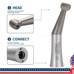 NSK Style Dental Slow Low Speed Contra Angle Handpiece push button RA2.35mm burs