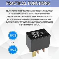 AC Relay G8HL-H71 for Honda 4 Pins AC Compressor Starter Relay for Blower Motor/