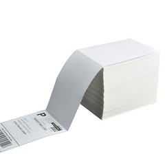 4×6 Thermal Printer Labels – 1000 Fanfold, Perforated, Strong Adhesive, Zebra…