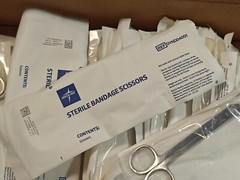 MEDLINE Bandage Scissors Surgical Medical Nurse Premium Curved Heavy Duty 7.25″