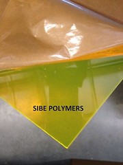 YELLOW FLUORESCENT ACRYLIC PLEXIGLASS 1/8″ X 8″ X 12″ PLASTIC SHEET
