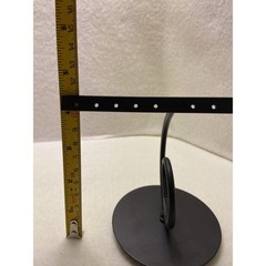 4.5 In High Raw Steel 5 Pair Earring Jewelry Display Fixture Retail Pre-owned