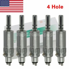 5pcs NSK Style Dental Slow Low Speed Handpiece Air Motor E-type 4 holes Seasky