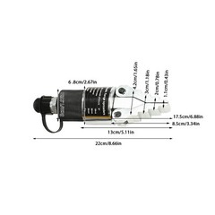 8T Hydraulic Expander Flange Spreader Pipe Repair Tool w/ Manual Hydraulic Pumps