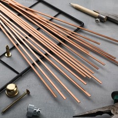 40 Sticks 7.5% Silver Brazing Rods – Flat Phos Copper Welding Rods for HVAC, Air