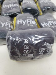 12 pairs Ansell HyFlex 11-841 Foam Nitrile Grip Work Gloves – Size 8 Medium M