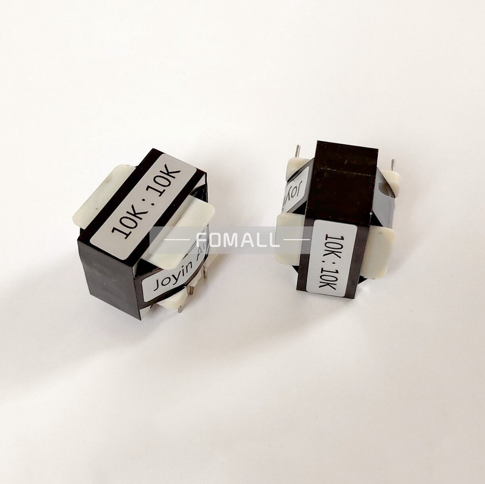 2Pcs R3 10K:10K permalloy audio transformer input signal isolation 20Hz-80KHz
