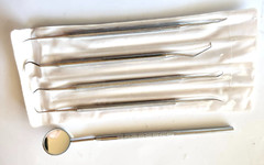 Dental Pick & Mirror Tools Set Sculpture Instrument Oral Hygiene Kit German Gr