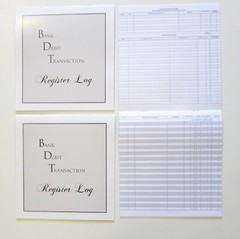 3 NEW BDT LARGE PROFESSIONAL DESK CHECKBOOK TRANSACTION REGISTER TAX RECORD LOG