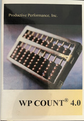Vintage WP Count 4.0 CD w/Manual for MS Word by Productive Performance