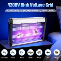 Electronic Mosquito Zapper Insect Killer Bug Zapper Pest Fly Trap Indoor/Outdoor