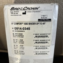 Bird & Cronin 9″ Comfor Abdominal Binder, One Size Fits Most