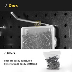 Wood Screws 3/4 Inch, FIXLINK Premium Flat Head Phillips Black Wood Screws 120