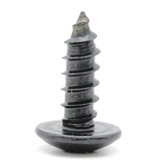 Stainless Screws for Chevrolet Corvette License Plates (Set of 4, Black)