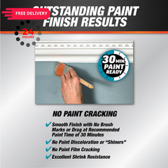 DAP INC 18152 10.1oz White Alex Plus Acrylic Latex Caulk 10.1 Fl Oz,