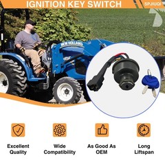 87304791 Ignition Switch for Ford New Holland Workmaster 45 50 55 60 65 70 75
