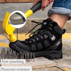Unisex Adult Steel Toe Boots Indestructible Work Safety Construction Shoes US