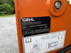2022 GEHL RT135 – JOYSTICK CONTROLS – AUXILIARY HYDRAULICS – QUICK ATTACH