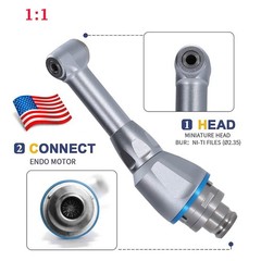 1:1 Dental Reduction Contra Angle Handpiece Head Fit NSK Endo MOTOR