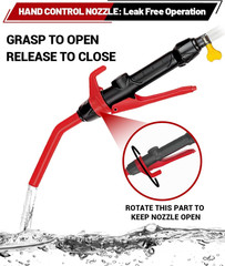 Electric USB Fuel Transfer Pump Battery Powered & Plug-In Power Supply, Portable