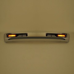 Bumper Face Bar w/ Amber Signal Lamp Bezel Kit 1996-1997 Nissan Pickup NI1002130