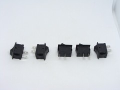 5 Pcs Pack Lot KCD 101 6A 250V AC 10A 125V 2 Pins 2 Position Power Button Switch