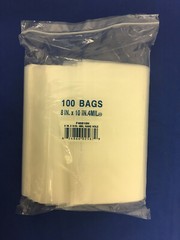 Clear LK Zip-Lock Seal Top Re-closable Zipper Hang Hole Plastic Poly Bags 4 Mil