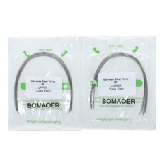 5-200 Packs 014 Upper Dental Orthodontic Stainless Steel Round Arch Wire Ovoid