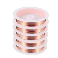1/5/10m Copper Conductive Copper Wire Ultra-fine Copper Wire Diameter 0.1-5mm Co