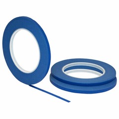 3 pack 1/4″ .25 inch x 60yd (6mm x 55m) Thin STIKK Blue Painters Masking Tape