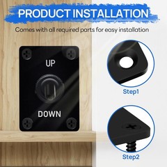 12V 30A DPDT Waterproof Latching Reverse Polarity Toggle Switch Up/Down