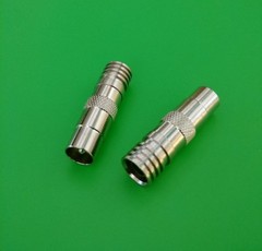 (2 PCS) PAL Male w/Attached Crimp Ring for RG6/U Cable – USA Seller