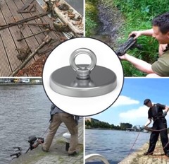Large Fishing Magnets strong Neodymium super Rare Earth Magnet hooks 180-1380 Lb