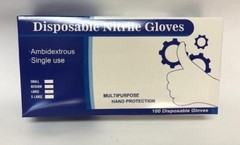 Blue Nitrile Exam Gloves, Size Large, 1000 Gloves per case