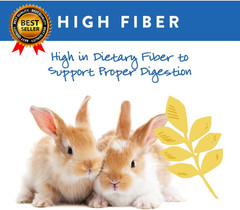 Rabbit Food, Complete Feed, Pelleted Food for Rabbits, Fortified with Essential