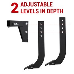 18” Scarifier Shank, Heavy Duty Hitch Mounted Trencher for CAT0 & CAT1 Tractors