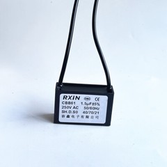 CBB61 250V Capacitor 2 wires 1/2/3/3.5/4/5/6/6.5/7/8/9/10/12/15/18/20/25/30 UF