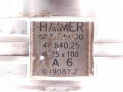 CAT40 HAIMER 25mm I.D. SHRINK FIT TOOL HOLDER 25.0 COOLANT 100mm PROJ. 40.840.25