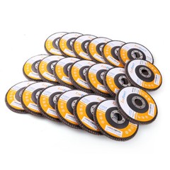 20x 4.5″ 4-1/2 Flap Discs 40 60 80 120 Grit Sanding Grinding Wheels Assorted T27
