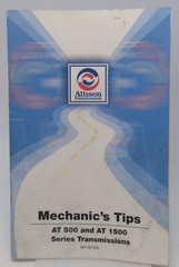 Allison Mechanics Tips Book AT 500 1500 Series Transmissions MT1321EN