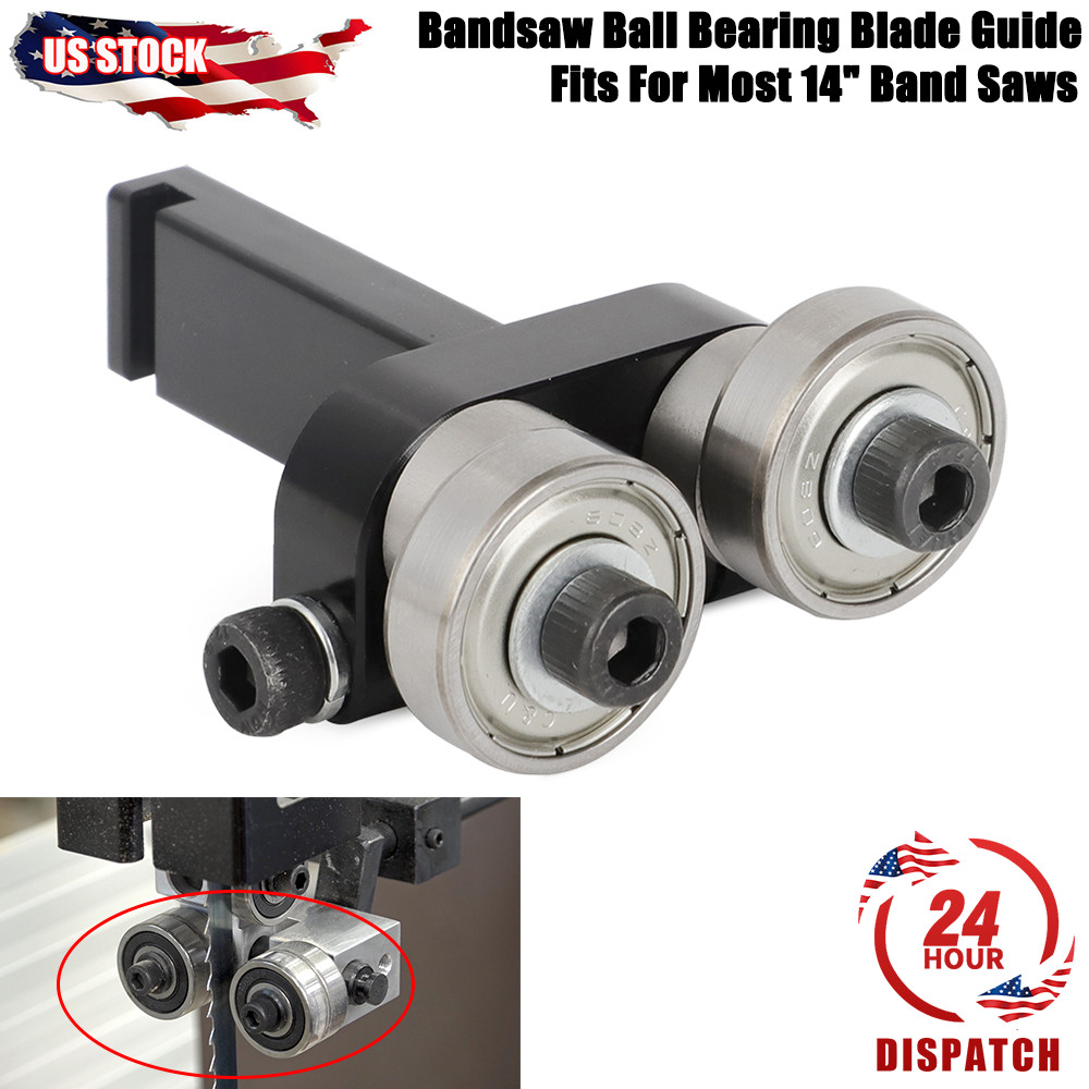 Upper or Lower Fits For Most 14″ Band Saws Bandsaw Ball Bearing Blade Guide